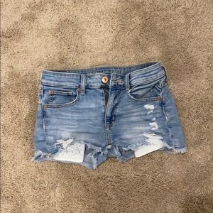 American Eagle ripped jean shorts